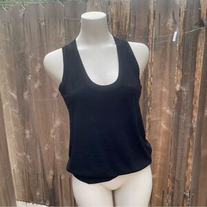 Zadig Voltaire Knit Tank Top with size Black Scoop neck size small